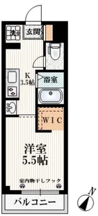 アーバンフレックス烏山【3階】の間取り