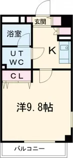 アール押切 【旧 アールコーヴ押切】【6階】の間取り