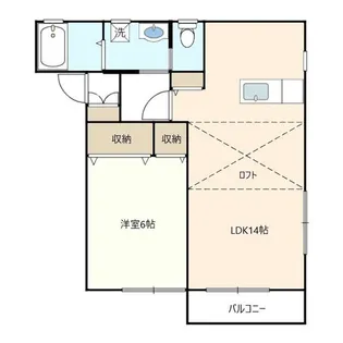ソフィール【1階】の間取り