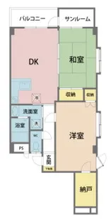 サン・ハイツ【2階】の間取り