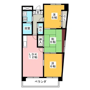 エピックTK【8階】の間取り