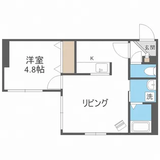 ecoa南郷7丁目B【3階】の間取り