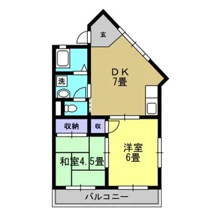エーアールビル【4階】の間取り