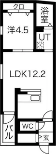 DEVELD千原【3階】の間取り