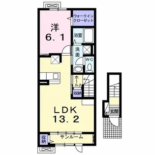 シャルマンIII【2階】の間取り