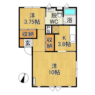 Space Of Roots【2階】の間取り