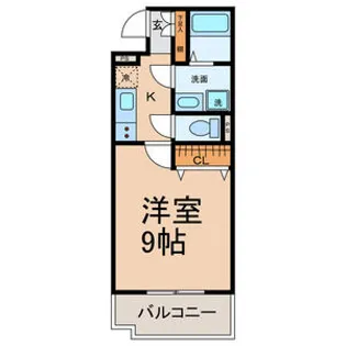 アーバングランツ三重【2階】の間取り