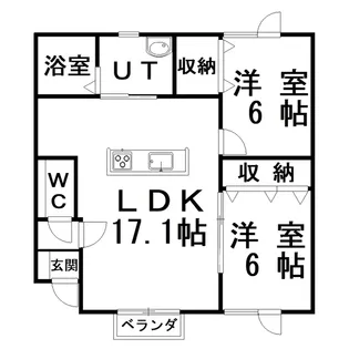 マジェスティガーデン【2階】の間取り