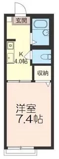 グリーンハイツ【1階】の間取り