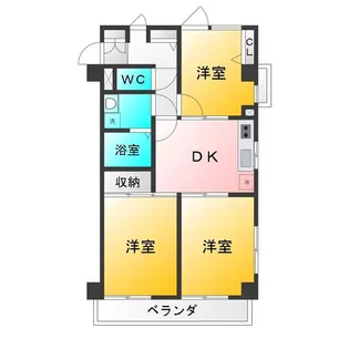 サムズコート【1階】の間取り