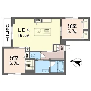 ピーノ【3階】の間取り
