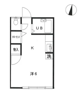 本多荘【2階】の間取り