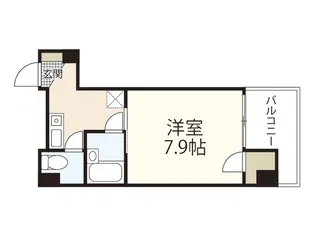カーサトランプ並木M12【6階】の間取り