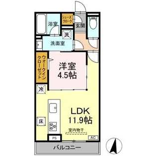 フォーティスMGH【1階】の間取り