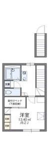 レオパレスYOSHINO【2階】の間取り