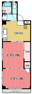 クリーンハイツ戸田【2階】の間取り