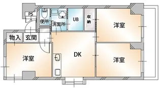 ハビテ葛西【2階】の間取り