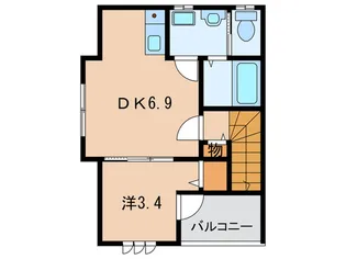 Luce Akashi【2階】の間取り