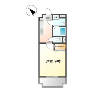 サジタリアス高丘【1階】の間取り