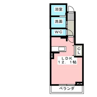 K・Y JADE【1階】の間取り