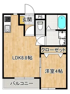 acero木風【2階】の間取り