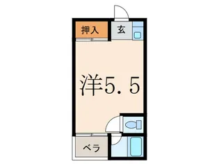恵比寿セントラル【2階】の間取り