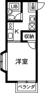 シルクハイツ【1階】の間取り