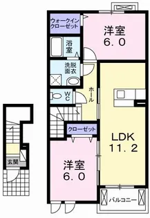 ベラヴィスタD【2階】の間取り