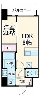 セレニテ日本橋エクラ【12階】の間取り