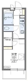 レオパレス拝島町II【2階】の間取り