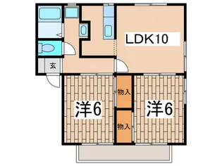 グランデュール桜ケ丘【1階】の間取り