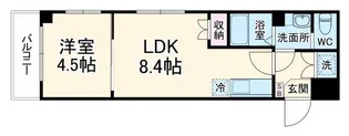 Comfortable緑が丘II【4階】の間取り
