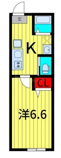 フルラージュ千葉中央【1階】の間取り