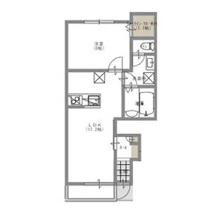 Casa PlacidoB棟【1階】の間取り