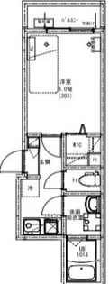 KEIAI RESIDENCE北野【1階】の間取り