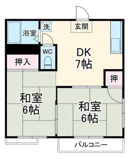 コーポ・ウエムラ【2階】の間取り