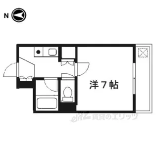 アイリスハイツ2号館【2階】の間取り