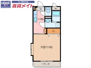 サンアージュ【4階】の間取り