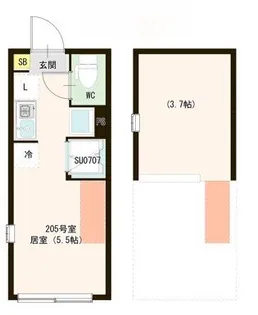 MIKI【2階】の間取り
