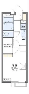 レオパレスタウンコートIII【2階】の間取り