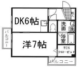プロスペリテ川上【2階】の間取り