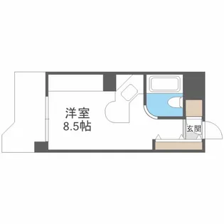 ラ・パルフェ・ド・札幌【9階】の間取り