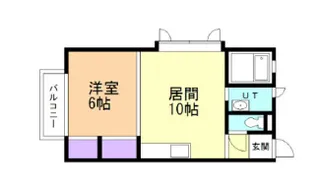 ハイツ大谷【2階】の間取り