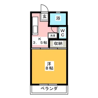 ハイツウィート【2階】の間取り