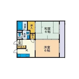 グランベルHASE【2階】の間取り