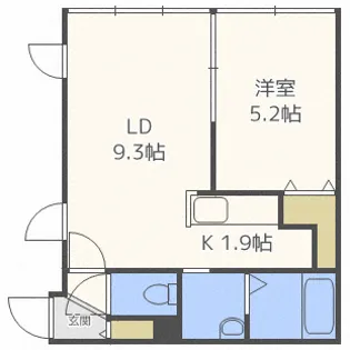 Parente N3(パレンテN3)【3階】の間取り
