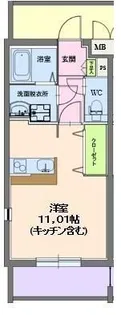 グランストーク新貝【3階】の間取り