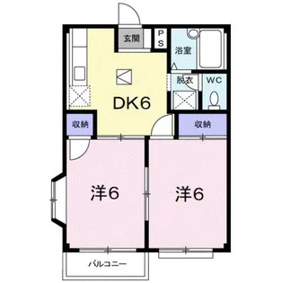 エルディム笹島【1階】の間取り