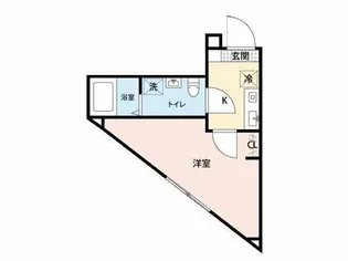 エムキューブ南蒲田【3階】の間取り