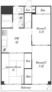 ALPS生麦ビル(ルミエール大谷)【4階】の間取り